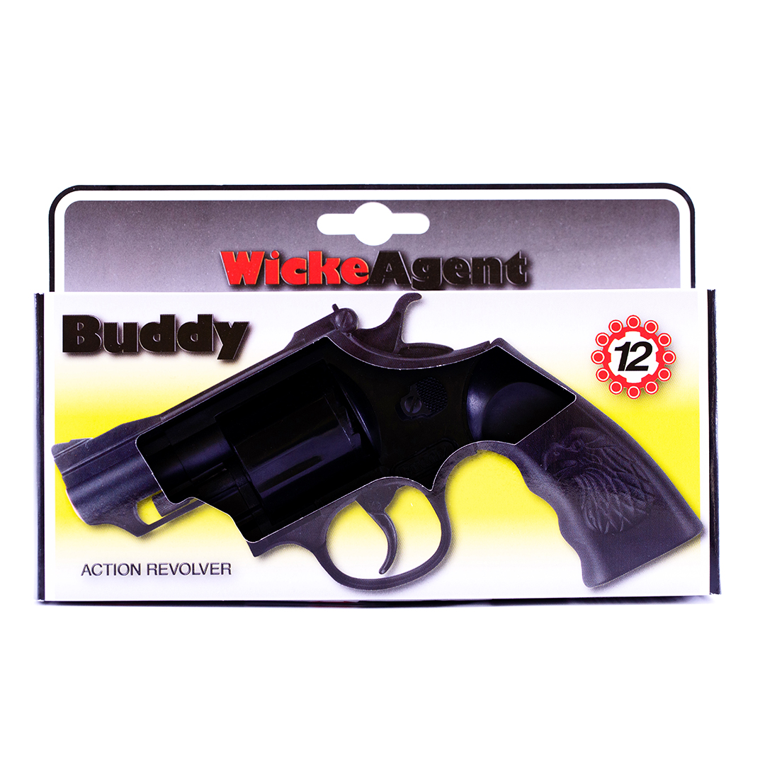 Παιδικό Πλαστικό Πιστόλι Μαύρο Buddy